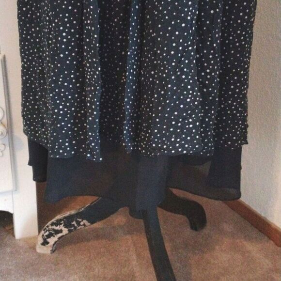 Talbots Pure Silk Polka Dot Dress - Picture 3 of 10
